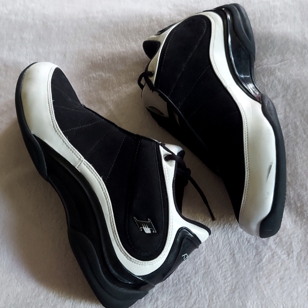 🏀11xHP🏀 Vtg Iverson RBK Off The Clock Collection Patent Leather & Suede Mids - Picture 5 of 12